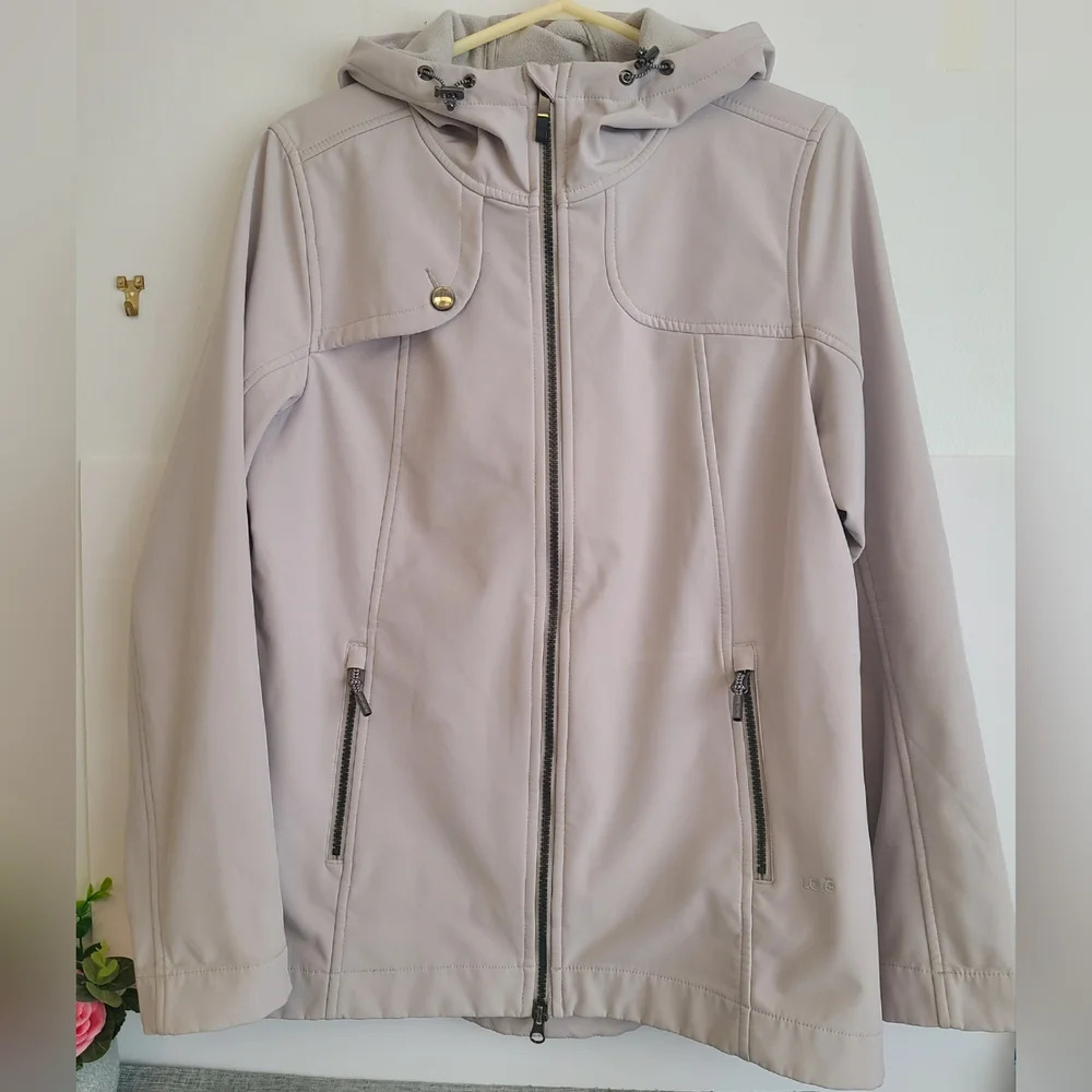LOLE Size L Womens Full Zip Stand Collar Fleece‎ Lined Insulated Jacket